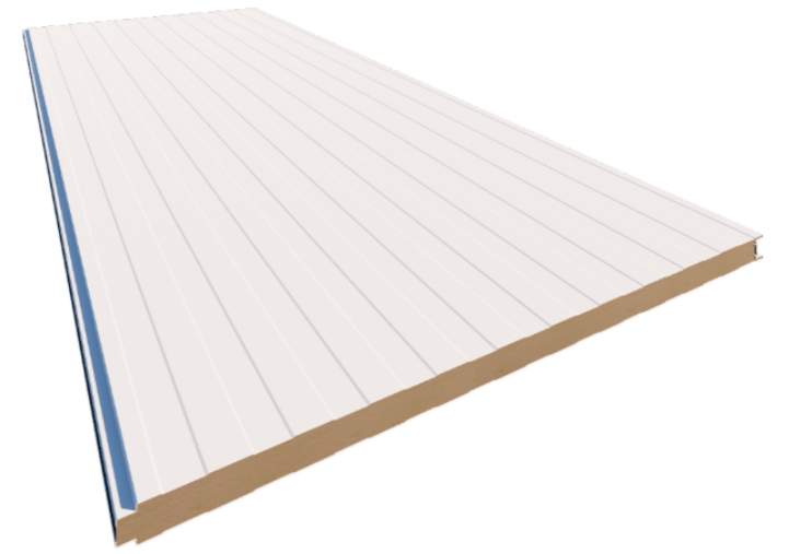 Panel Sándwich Fachada Tornillo Visto