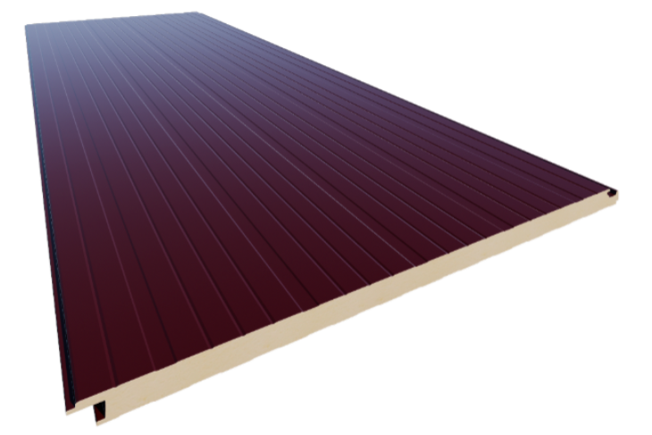 Panel Sándwich Fachada Tornillo Oculto