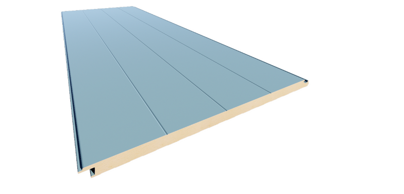 Panel Sándwich de fachada Semiliso