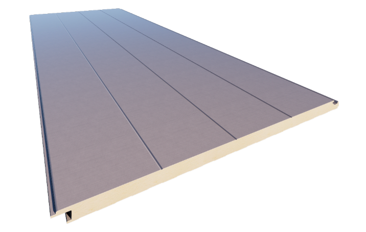 Panel Sándwich de fachada Semiliso
