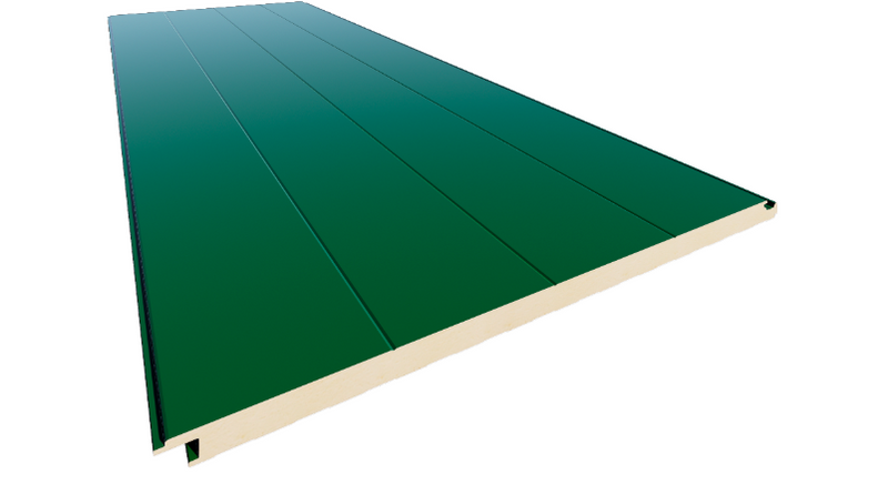 Panel Sándwich de fachada Semiliso