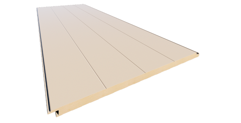Panel Sándwich de fachada Semiliso
