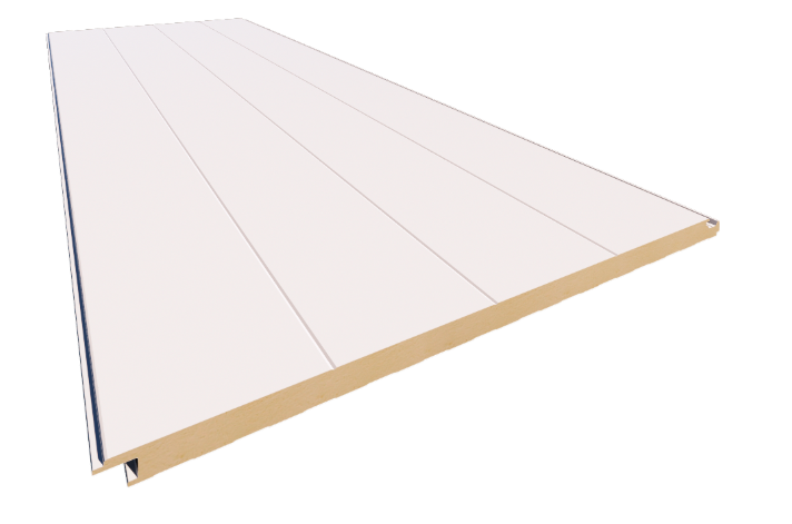 Panel Sándwich de fachada Semiliso