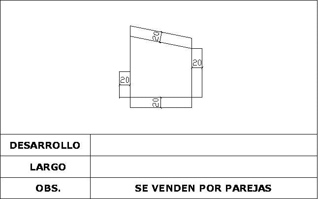 Tapa Canalón AIS 3G, 5G, TAP